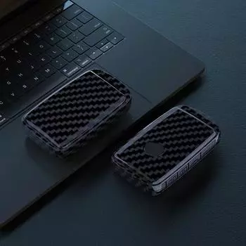 Чехол для ключей автомобиля из АБС-пластика из углеродного волокна, брелок для Mazda 3 Alexa CX30 CX-30 CX-5 CX5 CX3 CX-3 CX8 CX-8 CX9 CX-9, защита без ключа
