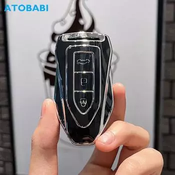 Чехол для ключей автомобиля из ТПУ, брелок с дистанционным управлением, чехол, держатель для ключей, автоаксессуары для Zotye Motor T600 2017 2018 2019 2020 2021