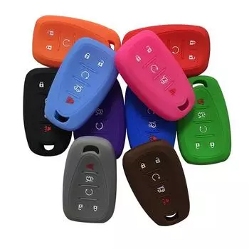 Чехол для ключей для Chevrolet Camaro 2017 Cruze Spark Volt Bolt Trax Malibu 2016 2017, чехол-брелок, аксессуары для стайлинга оранжевый