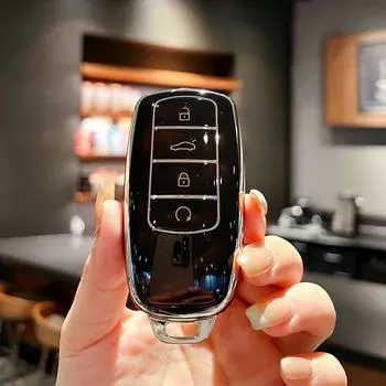 Чехол для ключей GUSHIBEI для Chery Tiggo 8 чёрный