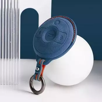 Чехол для ключей из алькантары, чехол для удаленной защиты для Mercedes-Benz SMART Elf Key Set 1 Barbos Smart Car Ring, аксессуары высшего класса
