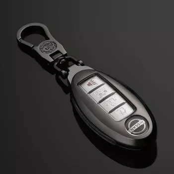 Чехол для ключей из цинкового сплава для Nissan Versa Maxima Rogue Armada Sentra Qashqai X-Trail для Infiniti FX35 QX50, аксессуары