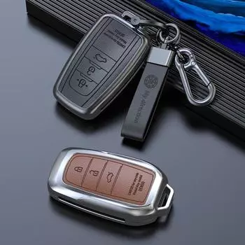 Чехол для ключей из цинкового сплава для Toyota Prius Camry RAV4 Land Cruiser Prado Highlander, держатель для ключей, аксессуары, оптовая продажа