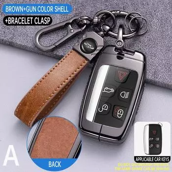 Чехол для ключей из цинкового сплава для Land Rover Range Rover Discovery Evoque Sport Velar для Jaguar XE E-Pace, аксессуары