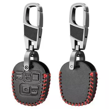 Чехол для ключей из искусственной кожи, брелок для TOYOTA Avensis Camry Corolla RAV4 PRADO YARIS Tarago FJ Cruiser Land для Lexus, чехол для ключей чёрный