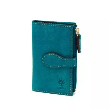 Чехол для ключей из натуральной кожи бирюзового цвета [Albero] женский AL-6058-60