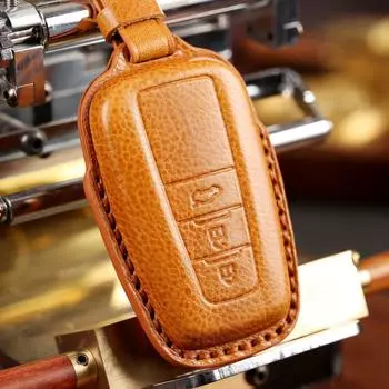 Чехол для ключей из натуральной кожи для Toyota Camry, C-HR, Ralink, Rongfang и Asia Dragon