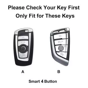 Чехол для ключей из ТПУ, брелок для BMW F30 F31 F32 F34 F20 F21 F07 F10 1 3 5 7 серии X1 X3 G01 X4 G02 X5 F15 F16 M3 M4 и т. д.