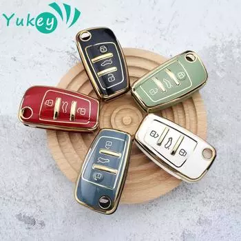 Чехол для ключей из ТПУ, брелок для A1 A3 A4 8P 8L 8V A5 B6 B7 A6 A7 C5 C6 Q3 Q5 Q7 4F S3 S4 S6 RS3 TT чёрный