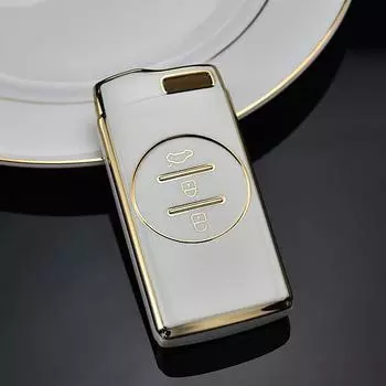 Чехол для ключей из ТПУ, чехол-брелок для Chery Tiggo 8 Arrizo 5 7 Pro EQ7 5x 3x Tiggo 7, умный держатель, защитные аксессуары Key Case белый