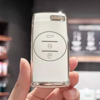 Чехол для ключей из ТПУ для Chery Tiggo 7 Pro 8 Pro Exeed Tiggo 2 3x Arrizo 5 Pro Gx 5x EQ7 Tiggo 4, автомобильные аксессуары чёрный