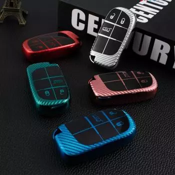 Чехол для ключей из ТПУ для Jeep/Renegade/Compass/Grand/Cherokee/Chrysler 300C/Wrangler Dodge