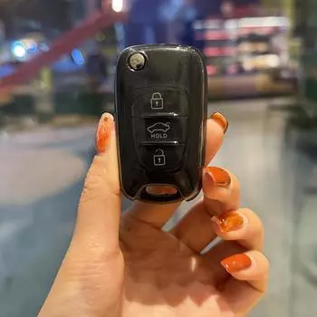 Чехол для ключей из ТПУ для KIA Sportage Rio 3 Soul Optima Ceed Pro K5 K2 Pride для Hyundai i20 i30 ix20 ix25 ix35 Elantra Accent