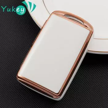 Чехол для ключей из ТПУ для Mazda 3 Alexa CX30 CX-4 CX5 CX-5 CX8 CX-8 CX-30 CX9 CX-9, защитный брелок без ключа, аксессуары чёрный