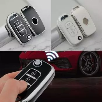 Чехол для ключей из ТПУ для Renault/Duster/Kadjar/Logan/Sandero/Stepway/Arkana/Captur/Megane