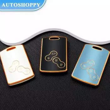 Чехол для ключей из ТПУ для Renault Kaptur Captur Logan Laguna Zoe Koleos Danilo Nema Fluence Megane 2 3 Clio Scenic Duster чёрный