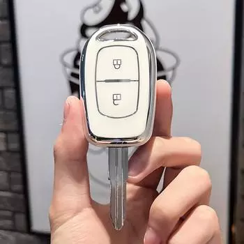 Чехол для ключей из ТПУ с 2/3 кнопками для Renault Duster Dokker Logan Stepway Clio 5 SS2 для Dacia Sandero Stepway Renault TWingo