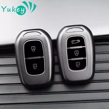 Чехол для ключей из ТПУ с 3 кнопками, держатель для брелка для Renault Duster Dokker Logan Stepway Clio 5 TWingo для Dacia Sandero Stepway 2 Buttons
