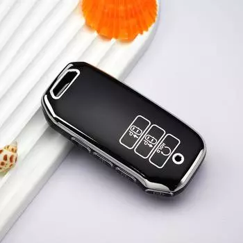 Чехол для ключей из ТПУ с 7 кнопками для KIA Seltos Sportage NQ5 Sorento Mq4 GT LINE K5 DL3 Carnival Ev6 2021 2020, автоматический брелок для ключей Key Case белый