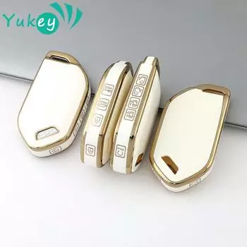 Чехол для ключей из ТПУ с 9 кнопками для Kia Picanto Sorento MQ4 Carnival KA4 Morning K5 Carens 2024, автомобильный держатель для брелка в виде ракушки, аксессуары чёрный