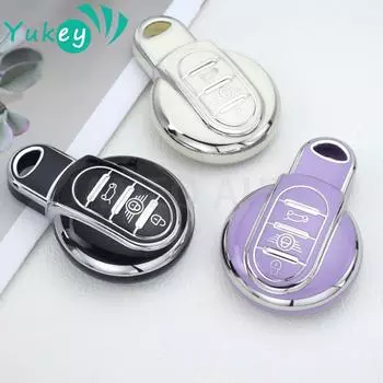Чехол для ключей из ТПУ, защитный чехол для BMW Mini COOPERS ONE JCW F56 F55 F54 F57 F60 R55 R56 R57 R58 R59 R60 S Roadster чёрный