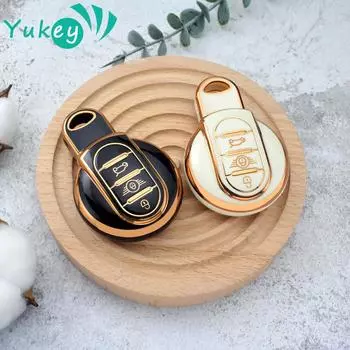 Чехол для ключей из ТПУ, защитный чехол для BMW Mini COOPERS ONE JCW F56 F55 F54 F57 F60 R55 R56 R57 R58 R59 R60 S Roadster чёрный