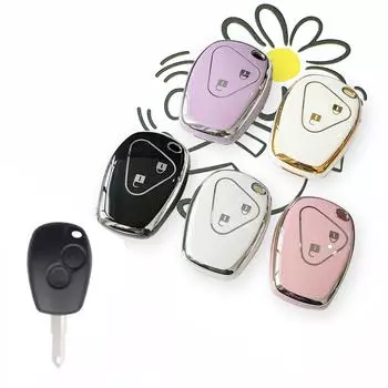 Чехол для ключей от автомобиля для пары, подходит для Renault Megane Modus Espace Laguna Duster Logan Dacia Sandro Fluence Clio Kango Nissa