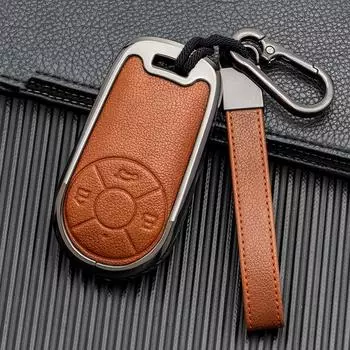 Чехол для ключей от машины, чехол-сумка для GWM HAVAL H6 M6 ORA Good Cat White Cat IQ, автомобильный Стайлинг, держатель в виде ракушки, защита брелка