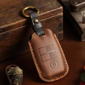 Чехол для ключей от машины для Kia Sportage 2019 Rio 3 Ceed Sorento Picanto Cerato Soul Optima 4 2011 Niro X Line Stinger Forte K7 K5 K3 K2 чёрный