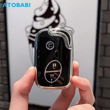 Чехол для ключей от машины из ТПУ, защитный чехол с дистанционным брелоком, автоаксессуар для BYD F3 F0 L3 G3 S6 E6 M6 S7 для Lexus GS IS ES RX LS LX GX HS Series 300 570 270 450