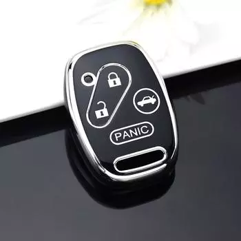 Чехол для ключей от машины с 2, 3, 4 кнопками для Honda Civic Accord VII Crv Frv Insight Shuttle Stream Jazz Shell, брелок, аксессуары без ключа 2 button key cover белый