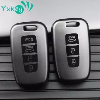Чехол для ключей от машины с 3/4 кнопками, брелок для Kia Hyundai EQUUS Optima K5 Forte Opirus Rohens Ix35 SOUL SORENTO MOHAVE Borrego 3 Buttons TI
