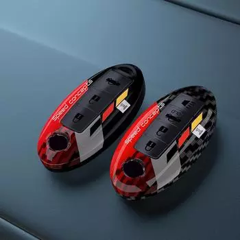 Чехол для ключей от машины с граффити, чехол для Nissan Qashqai X-Trail Versa Maxima Altima Rogue Murano Juke Tiida Infiniti FX35 QX60