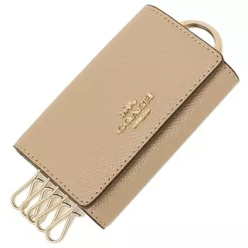 Чехол для ключей Outlet бежевый 76741 IMTAU [Coach] женский [Товар] бежевый