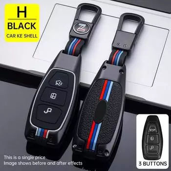 Чехол для ключей UMQCar для Ford Fiesta Focus Mondeo Ecosport Kuga Fob, чехол для дистанционного ключа, защитный чехол, аксессуары, держатель в виде ракушки, брелок