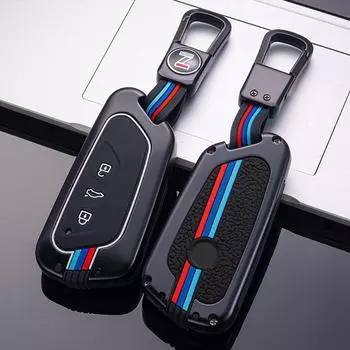 Чехол для ключей Volkswagen Golf 8 для ID4 Lingdu L, ID3 Lanjing, Weiran Pro, пряжки ID6 Tuang. E-type Warrior Single Shell чёрный