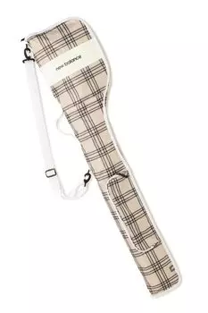 Чехол для клюшек для гольфа Double с 46-дюймовой тренировочной клюшкой [New Balance] [Leopard Check] (Совместимые клюшки/5-6 клюшек) / / 012-5184508 041_Бежевый