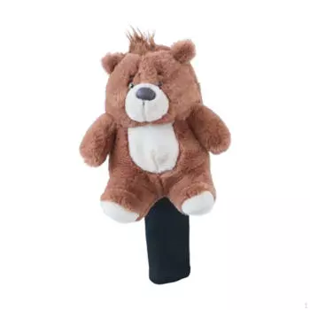 Чехол для клюшек для гольфа из дерева, полезный и привлекательный аксессуар коричневый