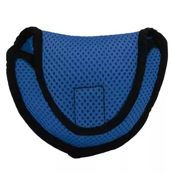 Чехол для клюшки D-Type Mallet, тканый чехол для клюшки для гольфа, защитная сумка с застежкой-липучкой, синий