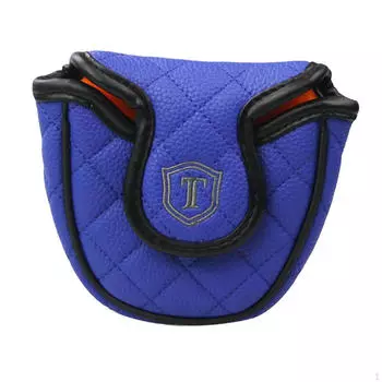 Чехол для клюшки для гольфа, чехол для большинства клюшек, чехол из полиуретана синий