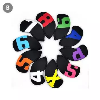 Чехол для клюшки для гольфа High-End Iron Head, чехол для клина Iron Head 4-9 Aspx 10 шт., 6 цветов