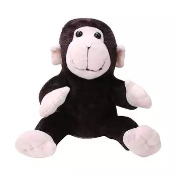 Чехол для клюшки для гольфа из плюшевой ткани в форме обезьяны, защитный чехол для головы, аксессуар для гольфа