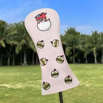 Чехол для клюшки для гольфа с вышивкой, головной убор для клюшки для гольфа, головной убор для клюшки для гольфа, головной убор для клюшки для гольфа B