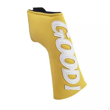 Чехол для клюшки для гольфа с лезвием и головкой, защитный чехол для клюшки, модная плюшевая подкладка, чехол для жёлтый