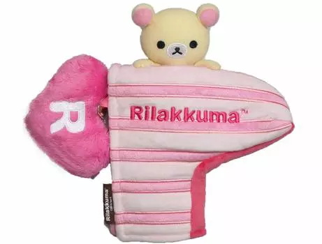 Чехол для клюшки Naito Design Institute Rilakkuma Korilakkuma Pink H-162 (650) розовый