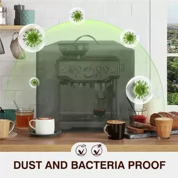 Чехол для кофемашины Slushie, крышка для кофемашины с ручкой, пылезащитный, водостойкий, легко устанавливаемый чехол для кофемашины Breville Barista 1pc чёрный