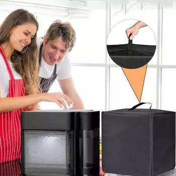 Чехол для кофемашины Yousheng Slushie с ручкой, пылезащитный, водостойкий, легко устанавливаемый, пылезащитный чехол для кофемашины Breville Barista 1pc чёрный