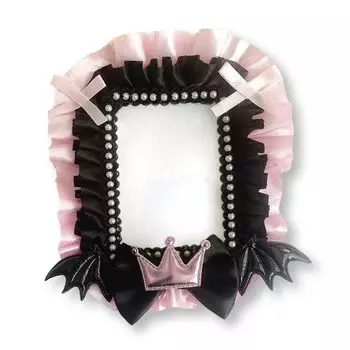 Чехол для коллекционной карты Devil PK Pink Oshikatsu Otakatsu Ribbon Card Holder Card Holder Hard Case Storage Kpop Anime Goods Decoration