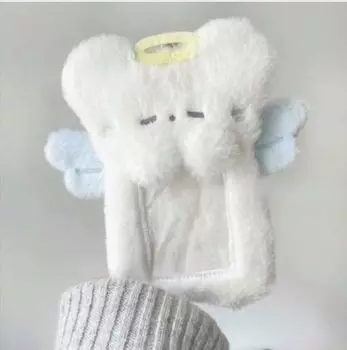 Чехол для коллекционной карты Rippem8 Oshikatsu корейский брелок милый пушистый прозрачный k-pop [Ангел]