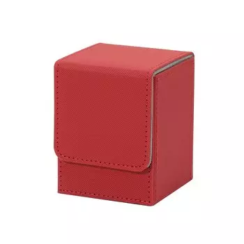 Чехол для коллекционных карт Toy God, кожаный чехол для коллекционных карт, держатель для хранения 100 карт вертикального типа (красный)